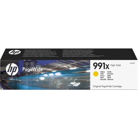 HP 991X High Yield Yellow Original PageWide Cartridge cartuccia d'inchiostro 1 pz Resa elevata (XL) (M0J98AE)