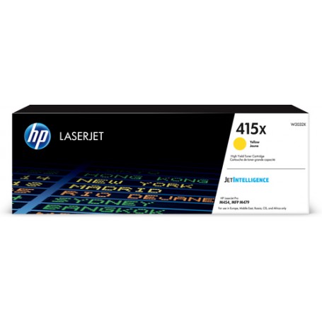 HP 415X High Yield Yellow Original LaserJet Toner Cartridge cartuccia toner 1 pz (W2032X)