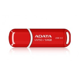 ADATA 64GB DashDrive UV150 unità flash USB USB tipo A 3.2 Gen 1 (3.1 Gen 1) Rosso (AUV150-64G-RRD)