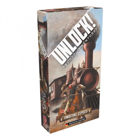 Asmodee Unlock! - Tombstone Express Gioco di carte collezionabili (SCOD0055)