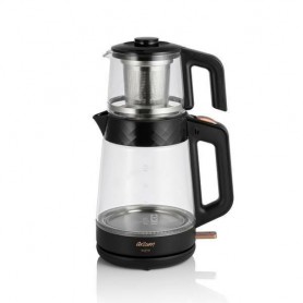 Arzum AR3101 teiera in vetro per la preparazione del tè 2 L 1900 W Nero (AR3101-CC)
