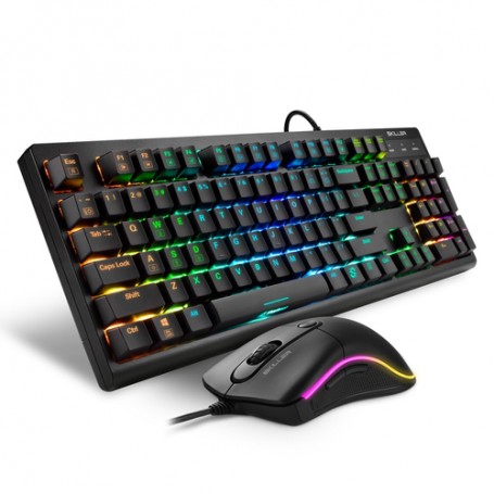 Sharkoon SKILLER SGB30 tastiera USB QWERTY Inglese US Nero (4044951033485)