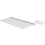Logitech Slim Wireless Combo MK470 tastiera RF Wireless QWERTY Danese, Finlandese, Norvegese, Svedese Argento, Bian (920-009201)