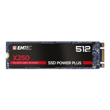 Emtec X250 M.2 512 GB Serial ATA III 3D NAND (ECSSD512GX250)
