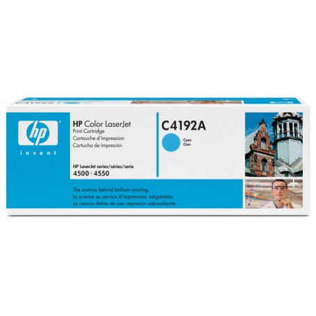 HP Color LaserJet C4192A Cyan Original Toner Cartridge cartuccia toner 1 pz Originale Ciano (C4192A)