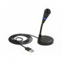 DeLOCK 65868 microfono Nero Microfono per PC (65868)