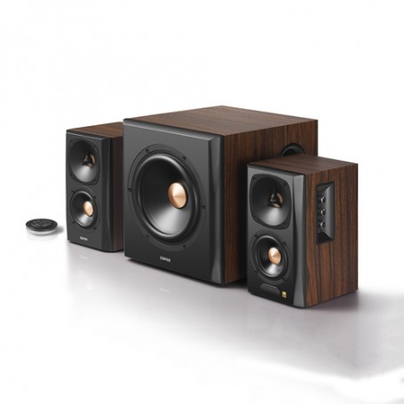 Edifier S360DB set di altoparlanti 150 W Nero, Legno (S360DB)