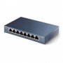 TP-LINK TL-SG108 Non gestito Gigabit Ethernet (10/100/1000) Nero (TL-SG108 V3)