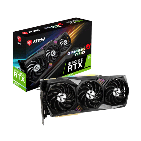 MSI GeForce RTX 3090 GAMING X TRIO 24G - 3x DisplayPort / 2x HDMI V388-011R (V388-011R_PROMO)