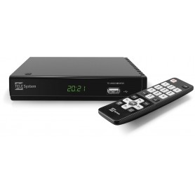 TELE System UNICO T2HEVC/01 Terrestre Full HD Nero (21005331)