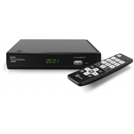 TELE System UNICO T2HEVC/01 Terrestre Full HD Nero (21005331)