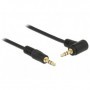 DeLOCK 0.5m 3.5mm M/M cavo audio 0,5 m Nero (83752)