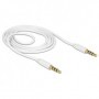 DeLOCK 83440 cavo audio 1 m 3.5mm Bianco (83440)