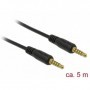 DeLOCK 85699 cavo audio 5 m 3.5mm Nero (85699)
