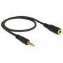 DeLOCK 85700 cavo audio 0,5 m 3.5mm Nero (85700)
