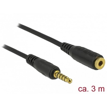 DeLOCK 85703 cavo audio 3 m 3.5mm Nero (85703)