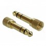DeLOCK 85785 cavo audio 1 m 3.5mm Nero, Grigio (85785)