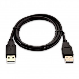 V7 1 m (3,3 piedi) USB A (maschio) a USB A (maschio), nero (V7USB2AA-01M-1E)
