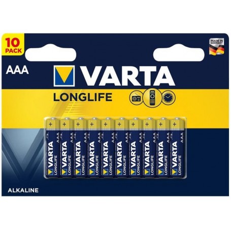 Varta Longlife AAA Batteria monouso Mini Stilo AAA Alcalino (04103101461)
