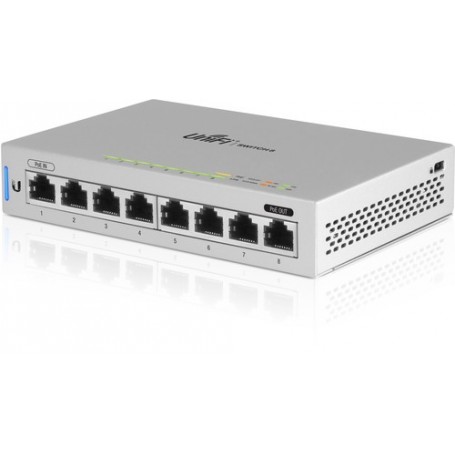 Ubiquiti Networks UniFi 5 x Switch 8 Gestito Gigabit Ethernet (10/100/1000) Supporto Power over Ethernet (PoE) Grigio (US-8-5)