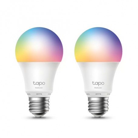 Tapo L530E(2-pack) Lampadina intelligente 8,7 W Metallico, Bianco Wi-Fi (L530E(2-PACK))