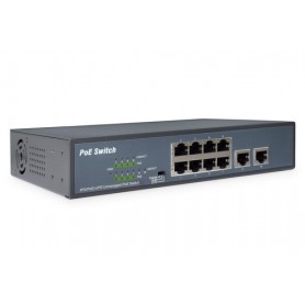 Digitus DN-95323-1 switch di rete Non gestito Fast Ethernet (10/100) Supporto Power over Ethernet (PoE) Grigio (DN-95323-1)