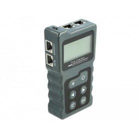 DeLOCK 63110 tester per cavo di rete Tester per cavi a doppino intrecciato Grigio (63110)