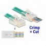 DeLOCK 86451 cavo di collegamento RJ-45 Trasparente (86451)