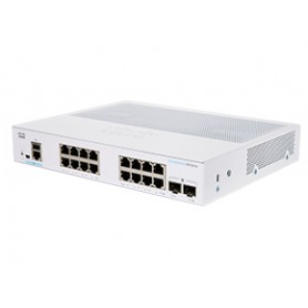 Cisco CBS350-16T-2G-EU switch di rete Gestito L2/L3 Gigabit Ethernet (10/100/1000) Argento (CBS350-16T-2G-EU)