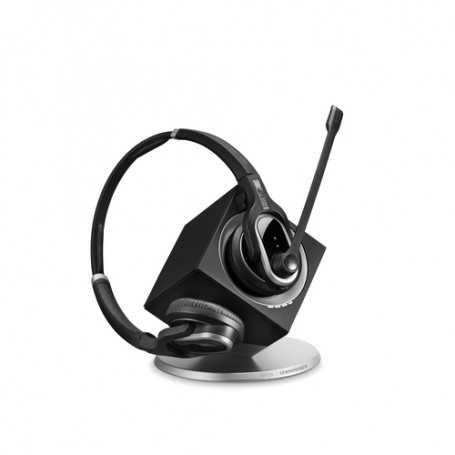 EPOS | SENNHEISER IMPACT DW Pro 2 ML - EU Cuffia Padiglione auricolare Nero, Argento (1000537)