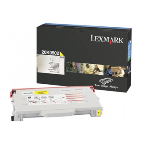 Lexmark 20K0502 cartuccia toner 1 pz Originale Giallo (20K0502)