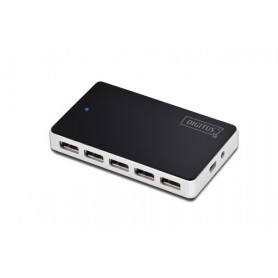Digitus DA-70229 hub di interfaccia 480 Mbit/s Nero, Argento (DA-70229)