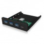 ICY BOX IB-HUB1418-i3 5000 Mbit/s Nero (60432)