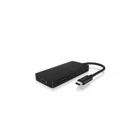 RaidSonic IB-HUB1429-CPD hub di interfaccia USB 3.2 Gen 2 (3.1 Gen 2) Type-C 10000 Mbit/s Grigio (IB-HUB1429-CPD)