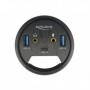 DeLOCK 62794 hub di interfaccia USB 3.2 Gen 1 (3.1 Gen 1) Type-A 5000 Mbit/s Nero (62794)