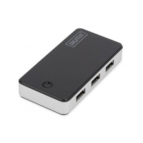 Digitus DA-70231 hub di interfaccia 5000 Mbit/s Nero, Argento (DA-70231)