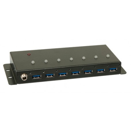 Lindy USB 3.0 7 Port 5000 Mbit/s Nero (43128)