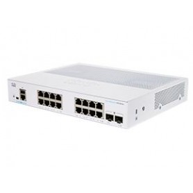 Cisco CBS350-16T-2G-EU switch di rete Gestito L2/L3 Gigabit Ethernet (10/100/1000) Argento (CBS350-16T-2G-EU)