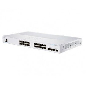 Cisco CBS350-24T-4X-EU switch di rete Gestito L2/L3 Gigabit Ethernet (10/100/1000) Argento (CBS350-24T-4X-EU)