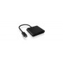 RaidSonic IB-CR301-C3 lettore di schede USB 3.2 Gen 1 (3.1 Gen 1) Type-C Nero (IB-CR301-C3)