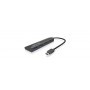 ICY BOX IB-AC6405-C hub di interfaccia USB 3.2 Gen 1 (3.1 Gen 1) Type-C 5000 Mbit/s Antracite (IB-AC6405-C)