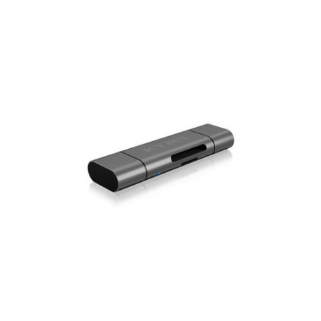 ICY BOX IB-CR200-C lettore di schede USB 2.0 Antracite (60068)