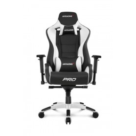 AKRacing Pro Sedia da gaming per PC Sedia imbottita tappezzata Nero, Bianco (AK-PRO-WT)