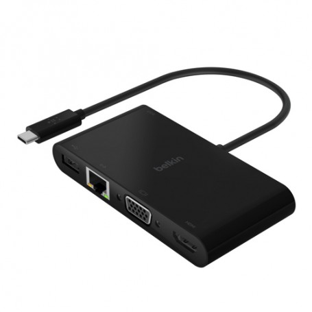 Belkin AVC004BTBK hub di interfaccia USB 3.2 Gen 1 (3.1 Gen 1) Type-C Nero (AVC004BTBK)