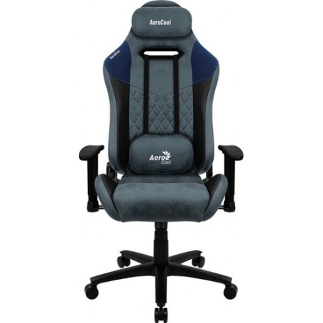 Aerocool DUKE AeroSuede Sedia per gaming universale Nero, Blu (DUKEBL)
