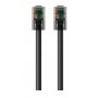 Belkin RJ45-RJ45, Cat6, 2m cavo di rete Nero (A3L981BT02MBKHS)