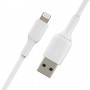 Belkin CAA001BT3MWH cavo Lightning 3 m Bianco (CAA001BT3MWH)