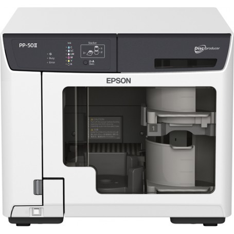 Epson Discproducer PP-50II editore di dischi 50 dischi USB 2.0 Nero, Bianco (C11CH41021)