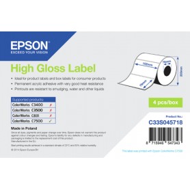 Epson High Gloss Label Bianco (C33S045718)
