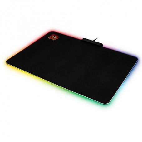 Thermaltake MP-DCM-RGBSMS-01 tappetino per mouse Tappetino per mouse per gioco da computer Nero (MP-DCM-RGBSMS-01)